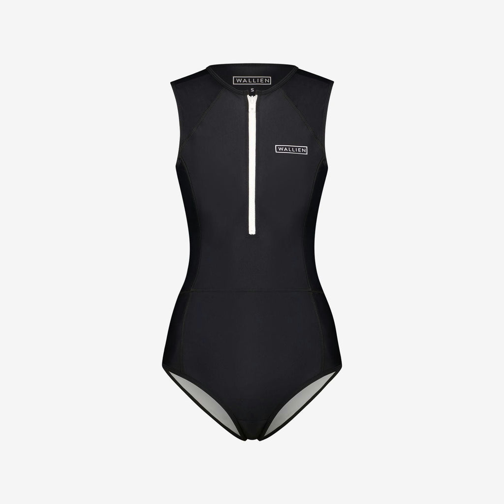 One Piece Swimsuit Full Coverage - Black