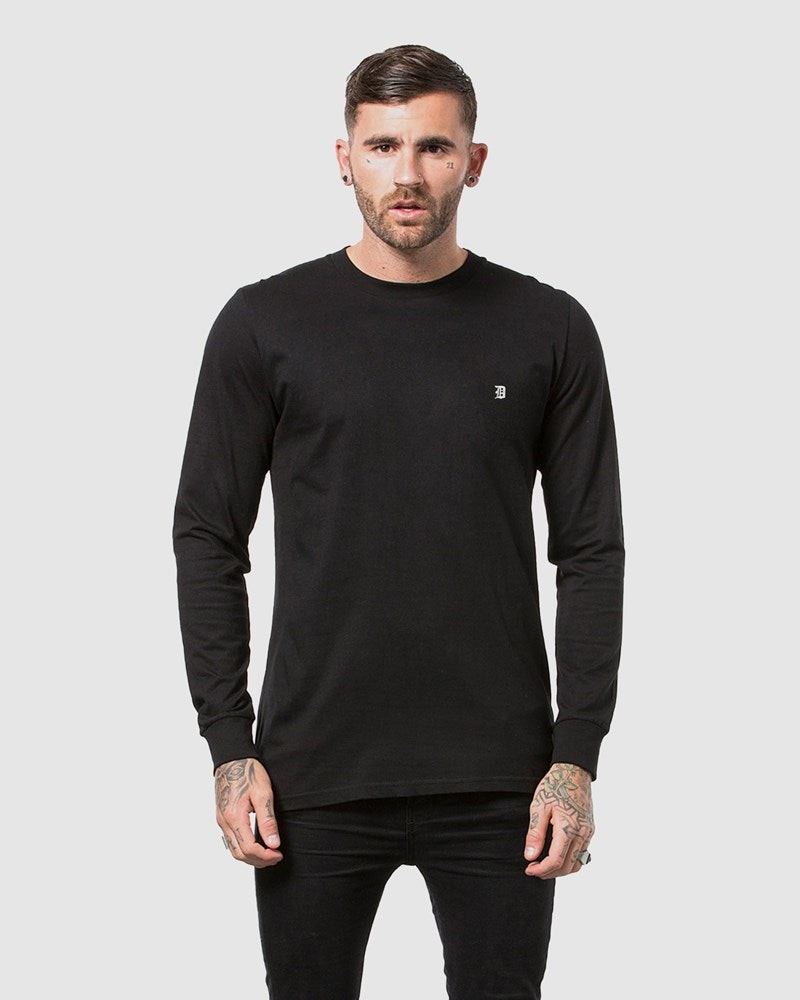 Classic Embroidery Long Sleeve Tee