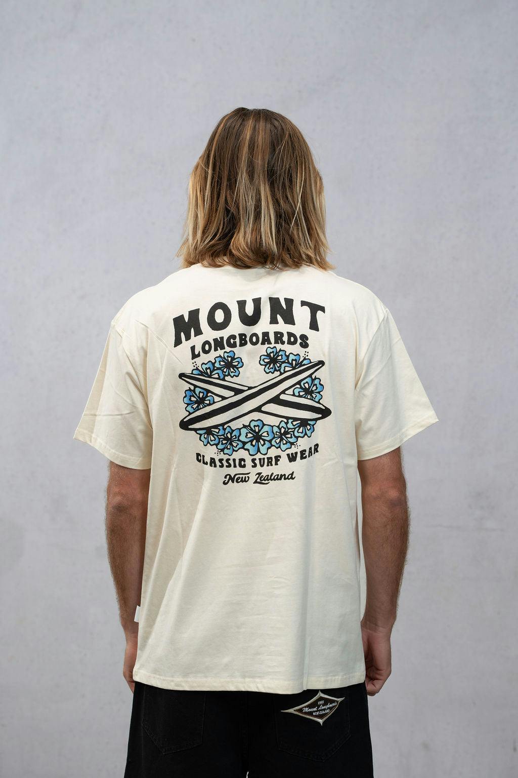 Longboards Lei Tee - Natural