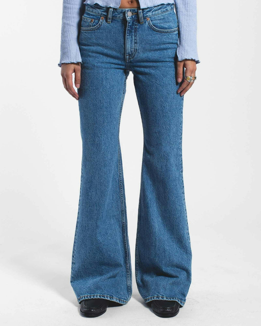 Elba Bootcut Jeans - Bay Sky Retro