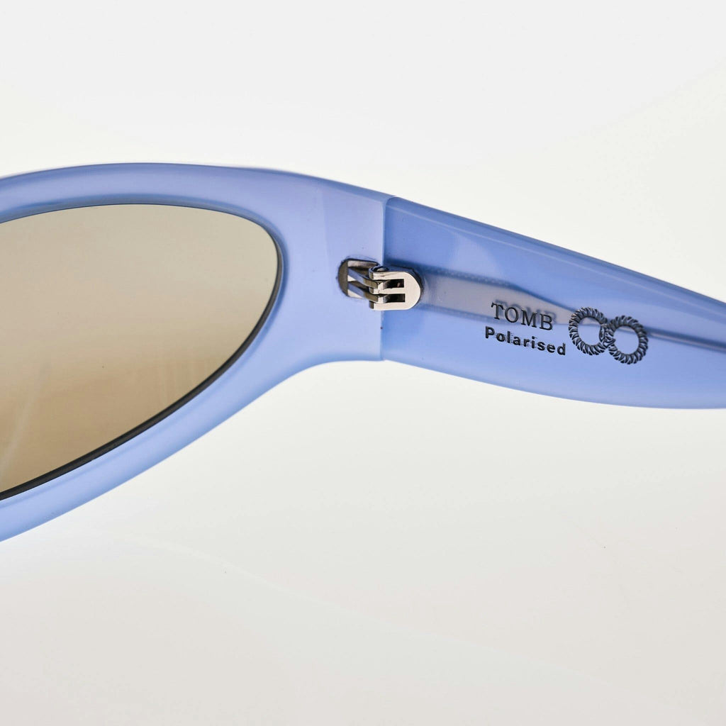 TOMB Pearl Sky Blue | Grey Polarised Blue Chrome Mirror Bio Lens