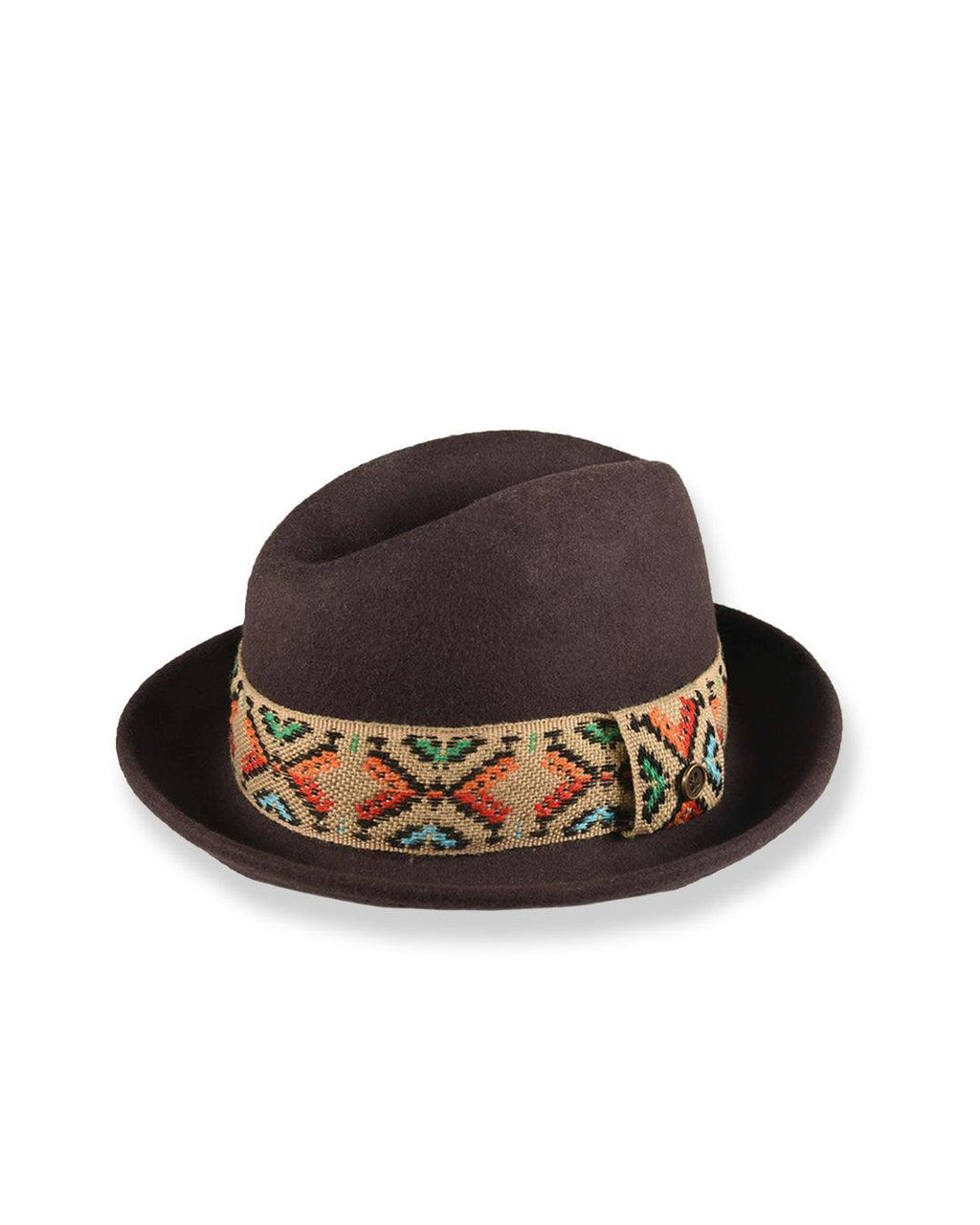The New Shine Felt Hat - Chocolate