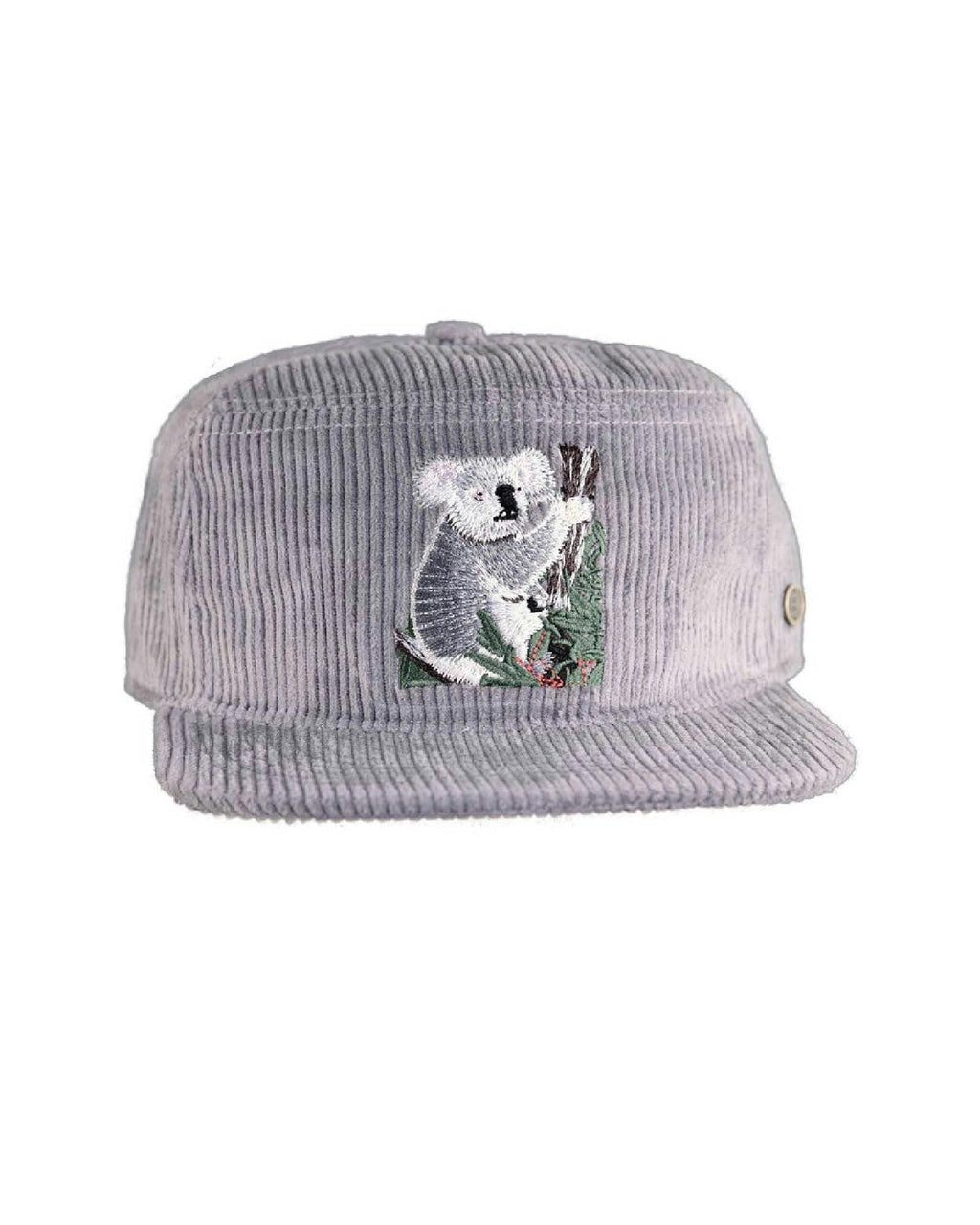 The Stash Cap – Corduroy – Koala Grey