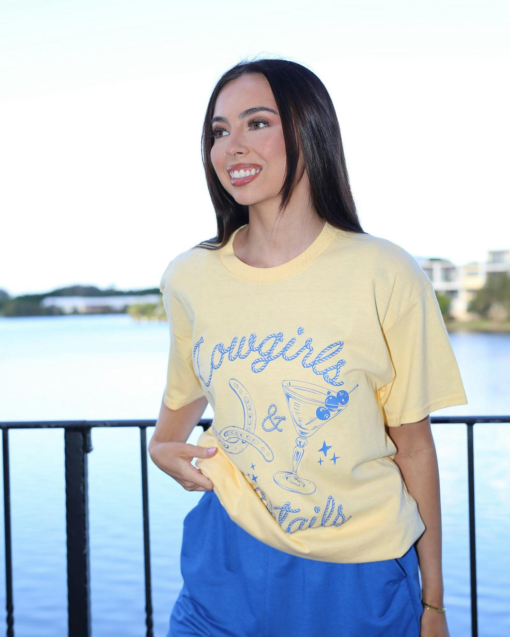 Cowgirls & Cocktails Tee