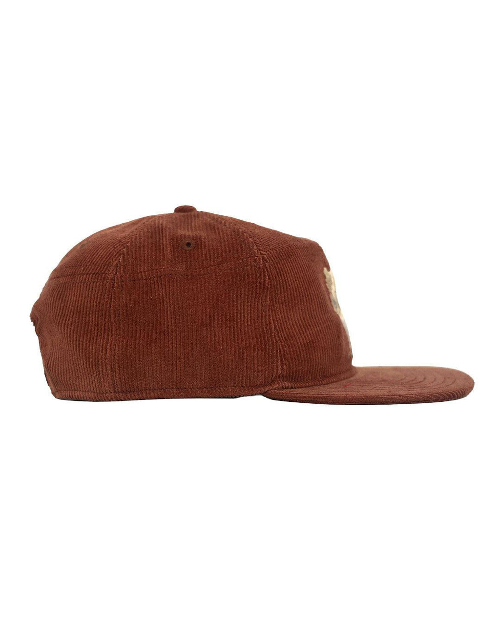 The Stash Cap – Wombat Embroidery – Corduroy Brown Snapback Hat