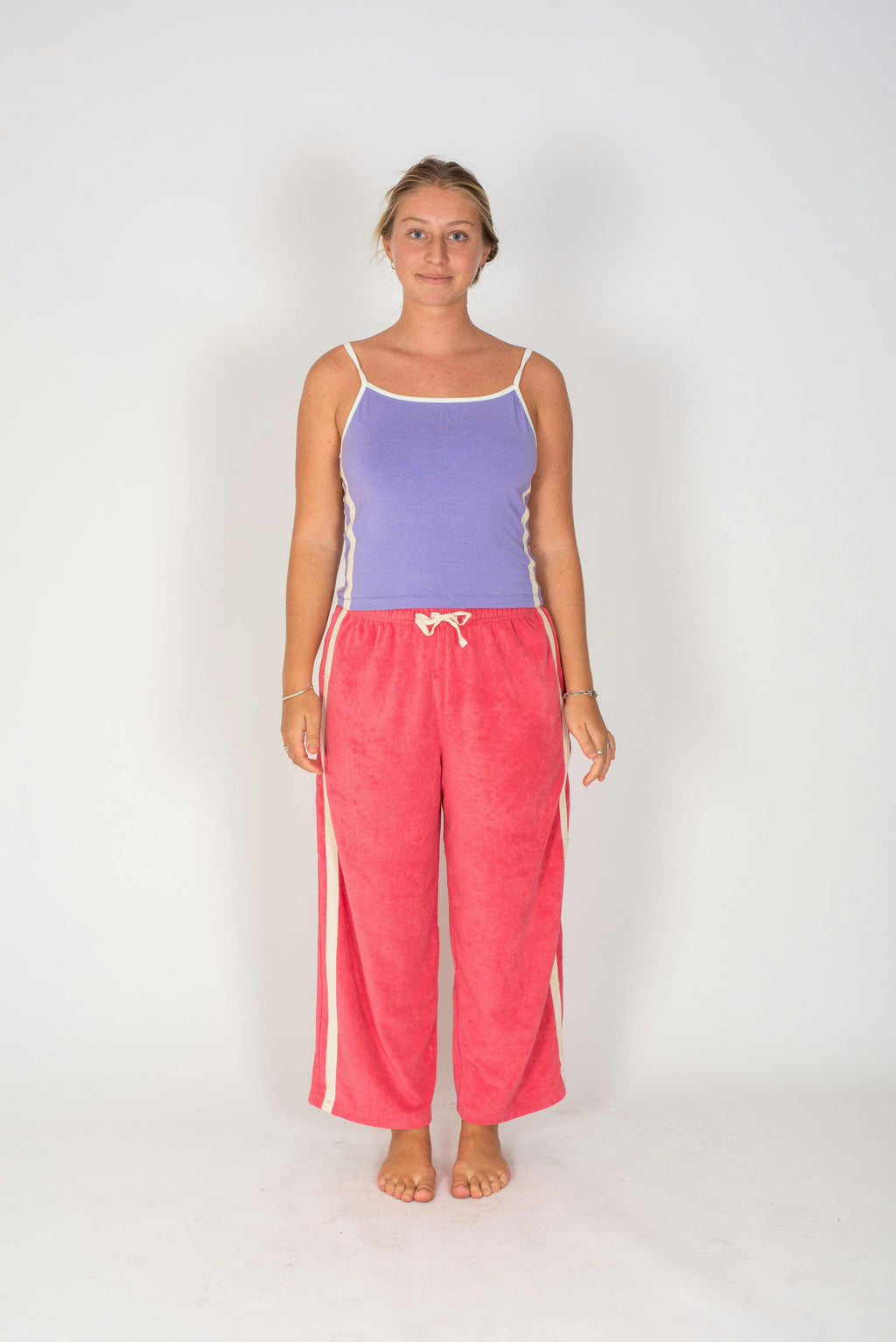 Sporty Crop Top in Lavender