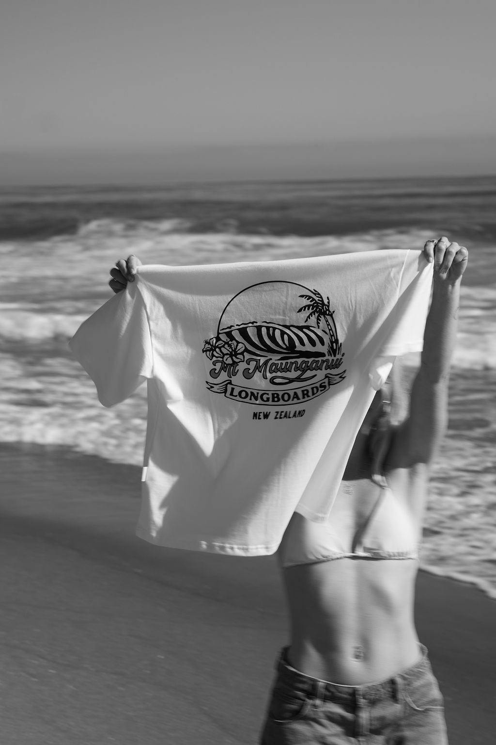 Mt Maunganui Surf Women's Tee - White