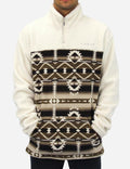 DUTTON - Men’s 1/4 Zip Sweatshirt - Cream