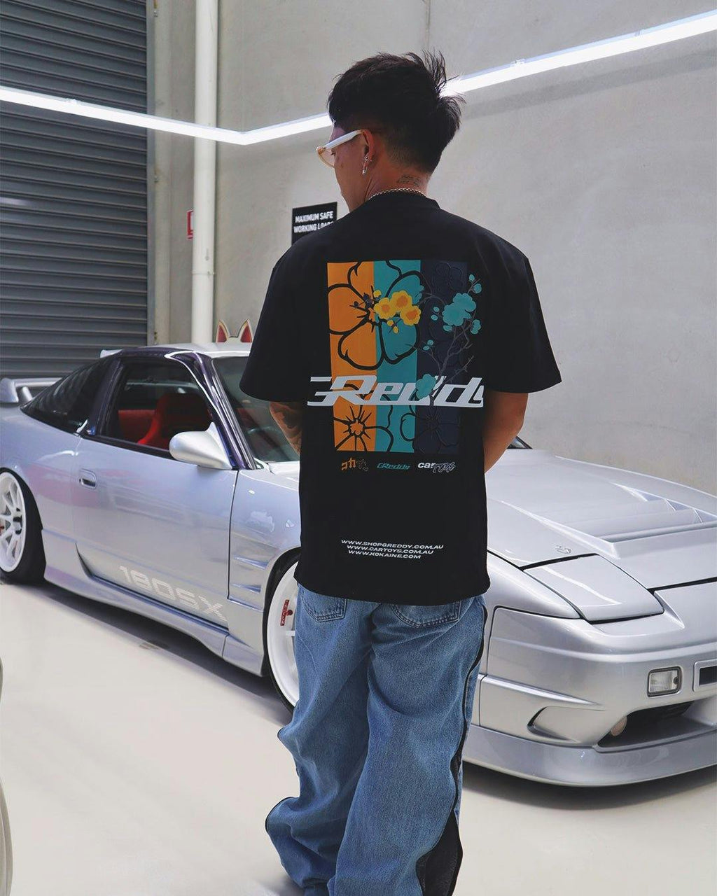 "GReddy" Collab T Shirt // Black
