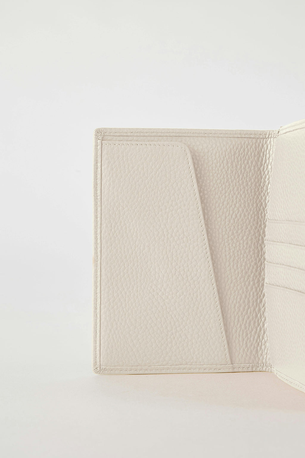 Luxury Leather Passport Wallet | White