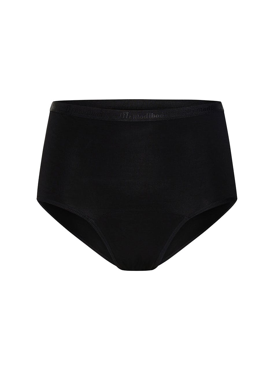 Classic Period Underwear Full Brief 3 Pack Light Absorbency Black