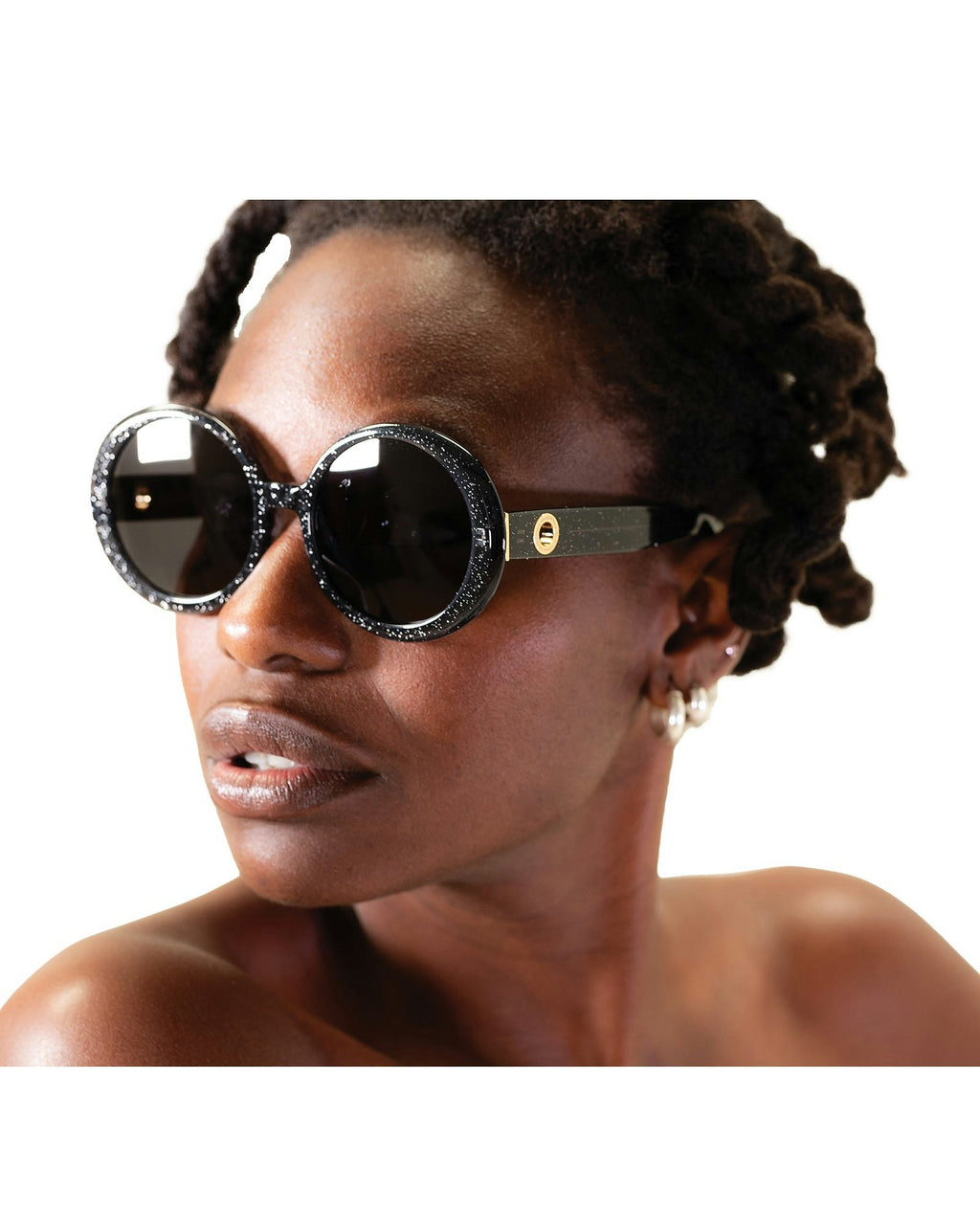 THE ORBIT - Stardust Sunglasses | Black Polarised Lenses