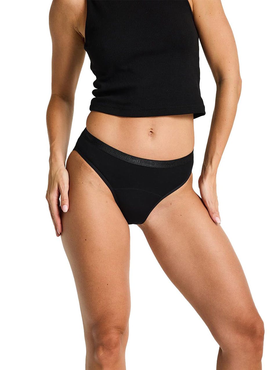 Classic Period Underwear Bikini Super Absorbency 3 Pack Black