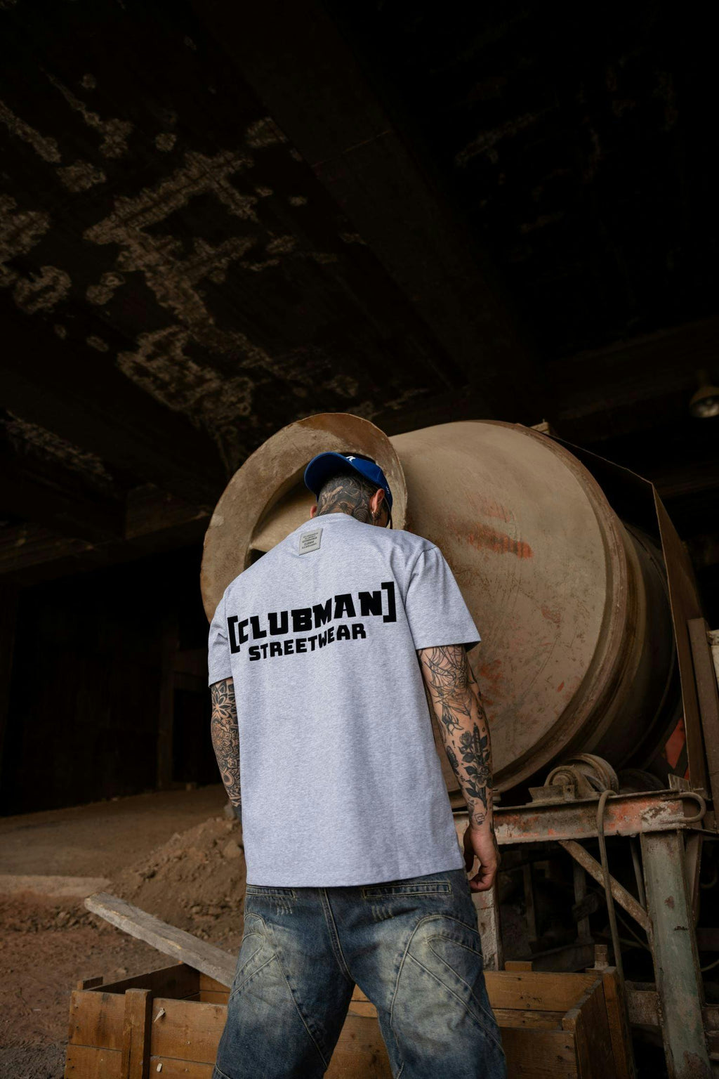 Clubman ‘Charcoal Oat’ T-shirt SS25