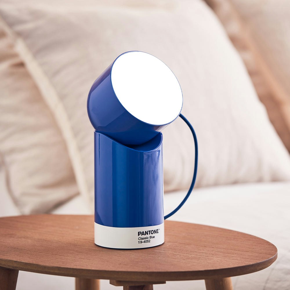 Lexon Orbe Portable Led Lamp With Moving Head PANTONE - Classic Blue