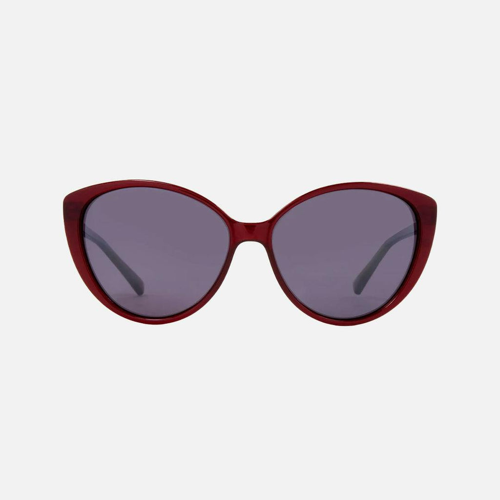 Brigitte - Polarized Pearl Red Frame Sunglasses
