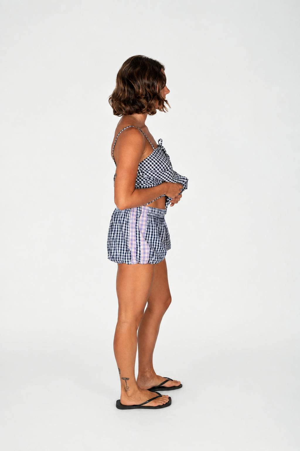 Aura Bloomers in Black Gingham