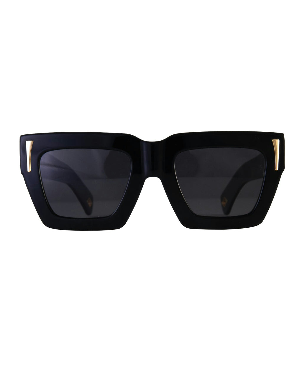 The Mischief - White/Black Sunglasses | Black Polarised Lenses