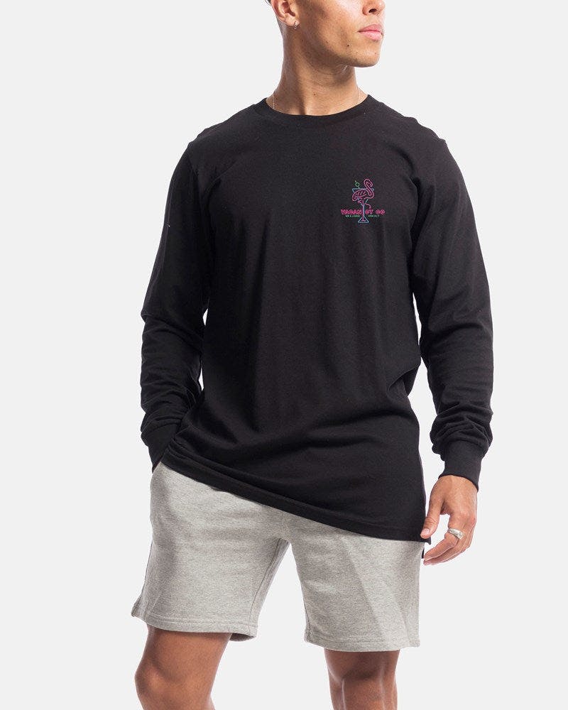 Flamingo Club Long Sleeve Tee