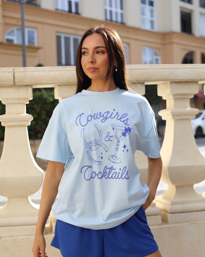 Cowgirls & Cocktails Tee