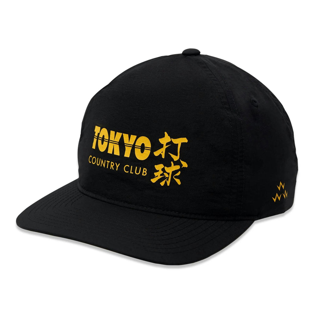 Tokyo Country Club Snapback – Black