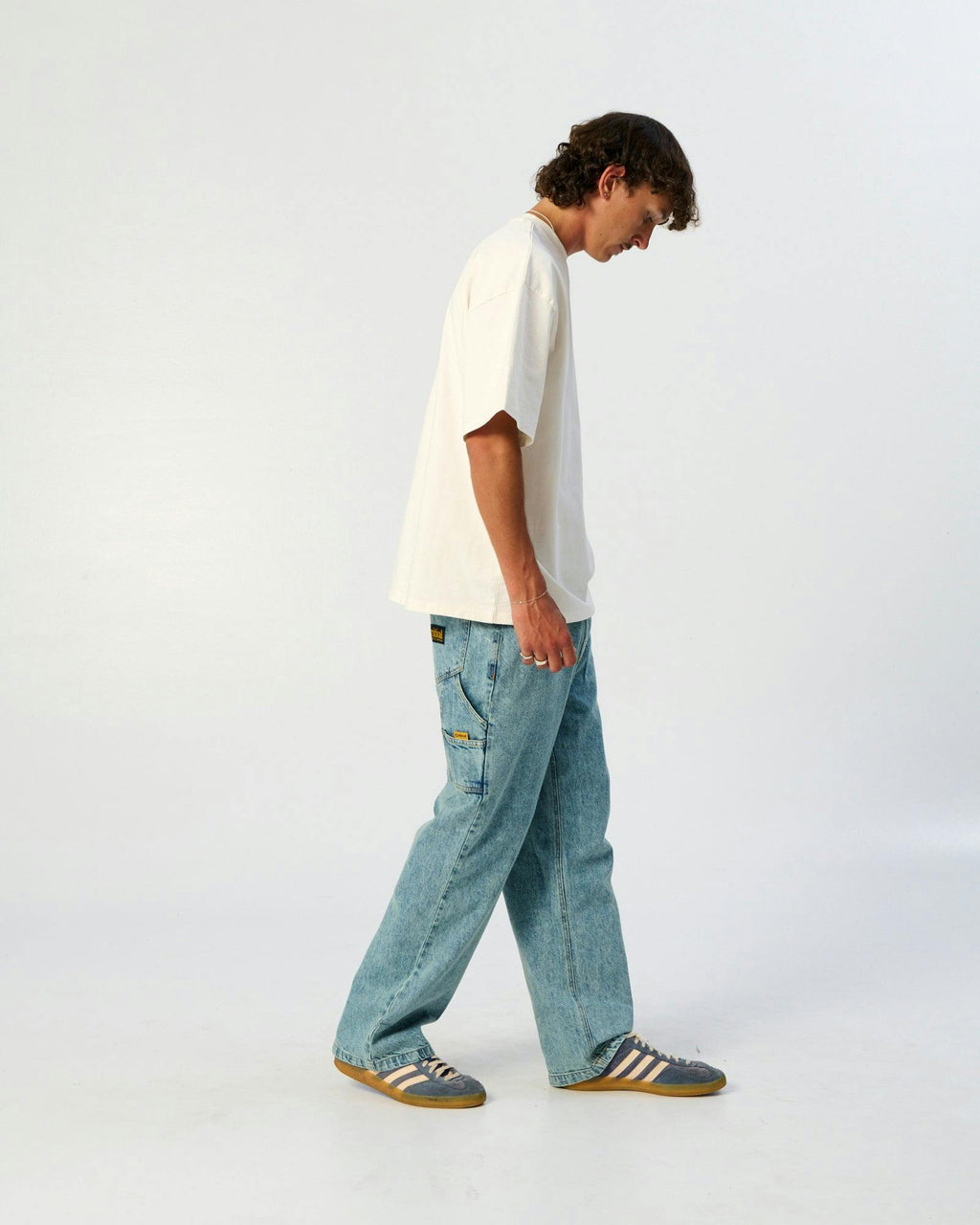 Peaty 5 Pocket Denim Jean - Blue