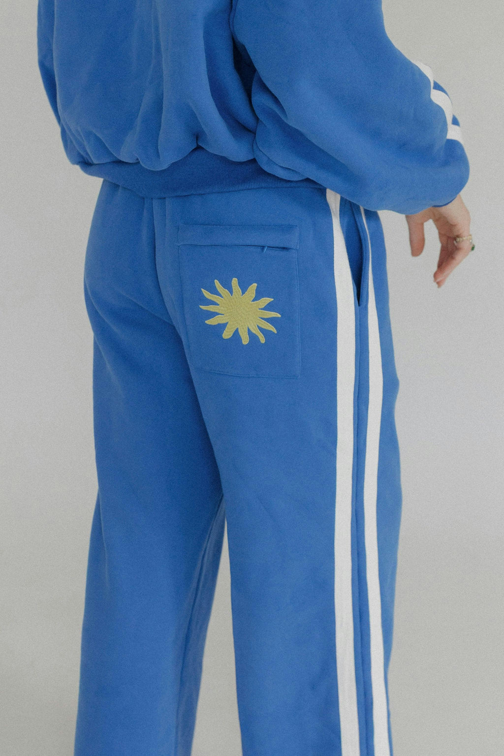 Cloud Sunburst Sweatpants - Blue