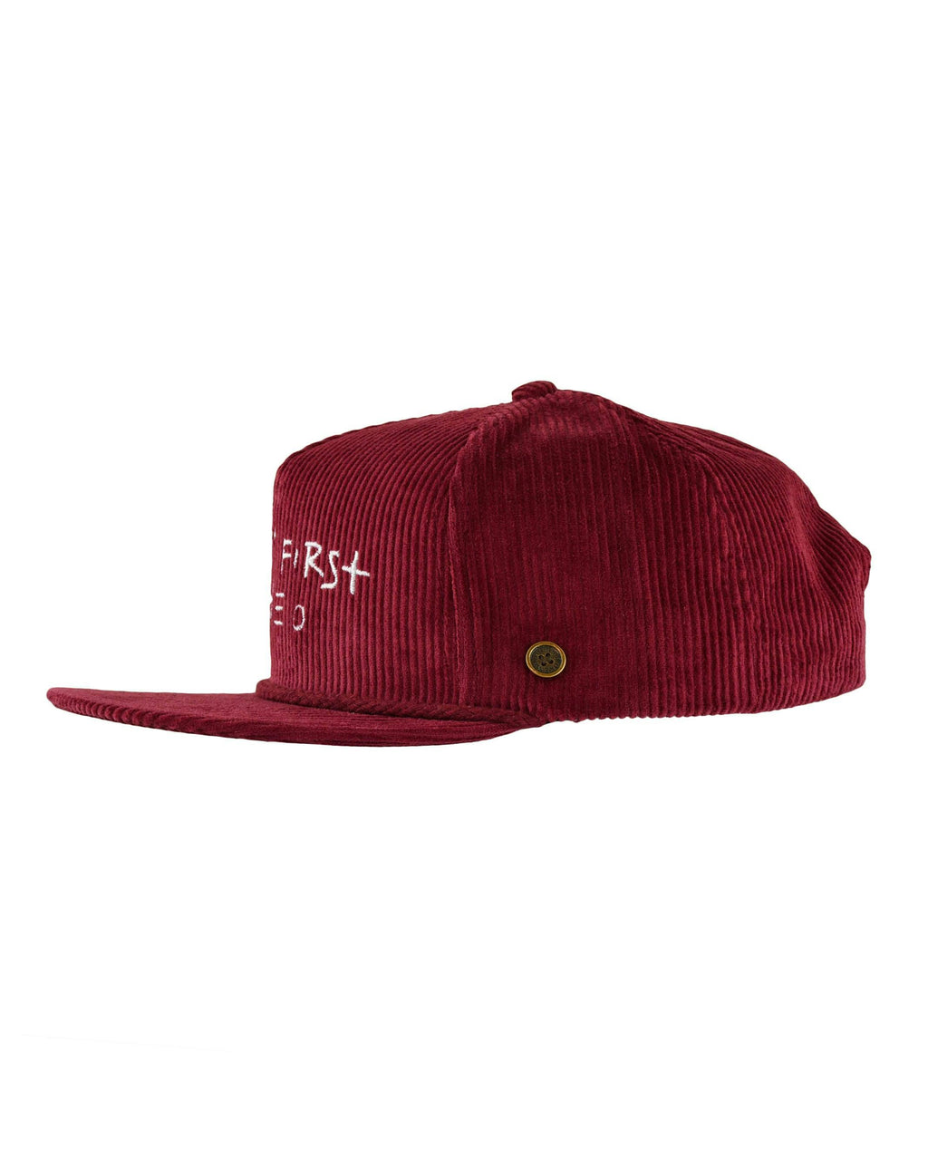 It’s My First Rodeo – Wine Corduroy Stash Cap