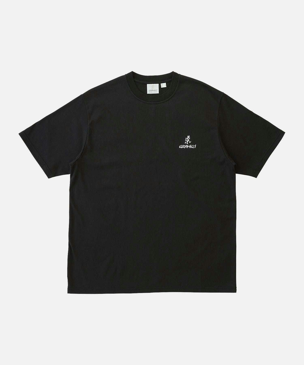Gramicci One Point Logo Tee in Vintage Black