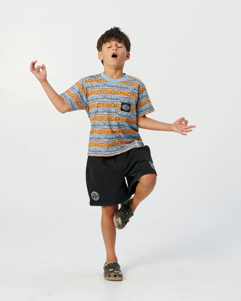 Coggs Stripe Tee - Powder Blue