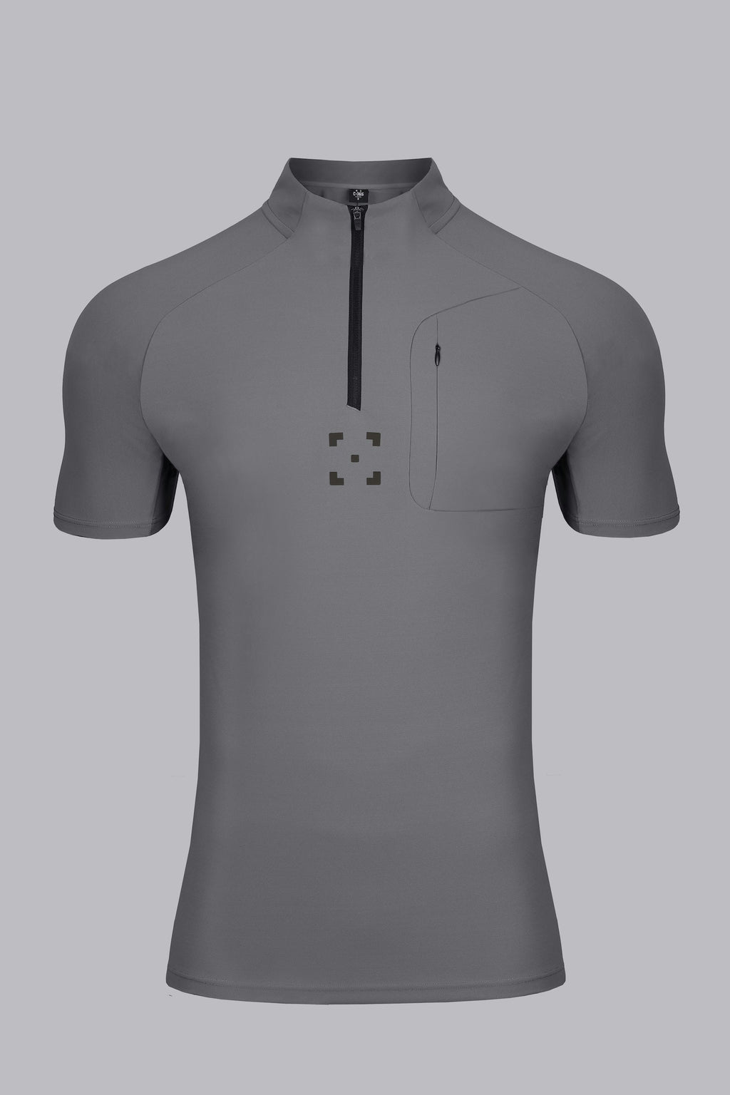 C-365 Strike Zip Tee (Model 825321) - Grey