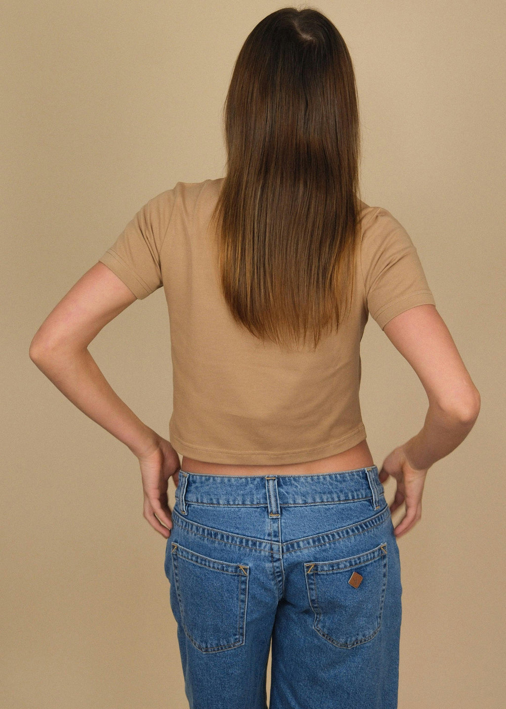 Layday Crop Tee - Oat
