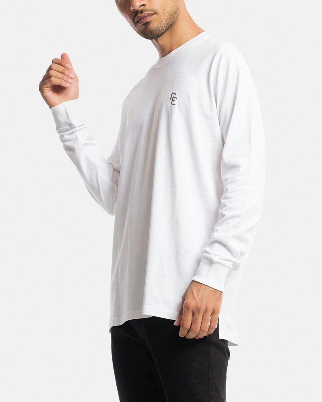 Cypher Embroidery Long Sleeve Tee