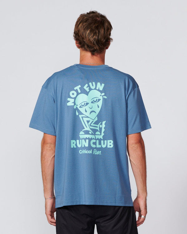 Run Club Heart Tee - Blue image 1