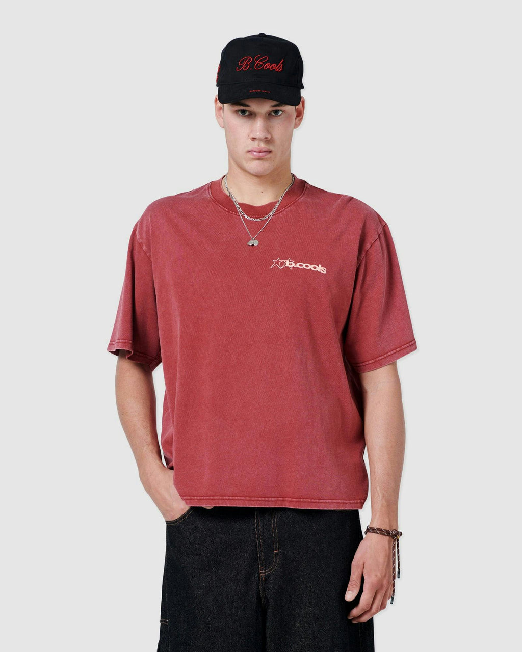 star t-shirt red
