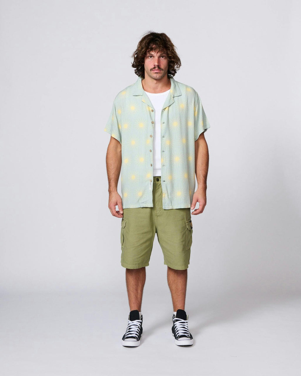 Sun Salute Resort Shirt - Seafoam