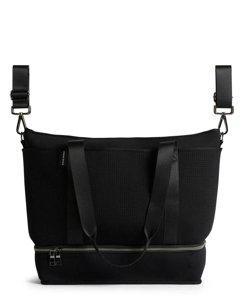 Prene | The Saturday Bag (BLACK) Neoprene Tote / Baby / Travel Bag