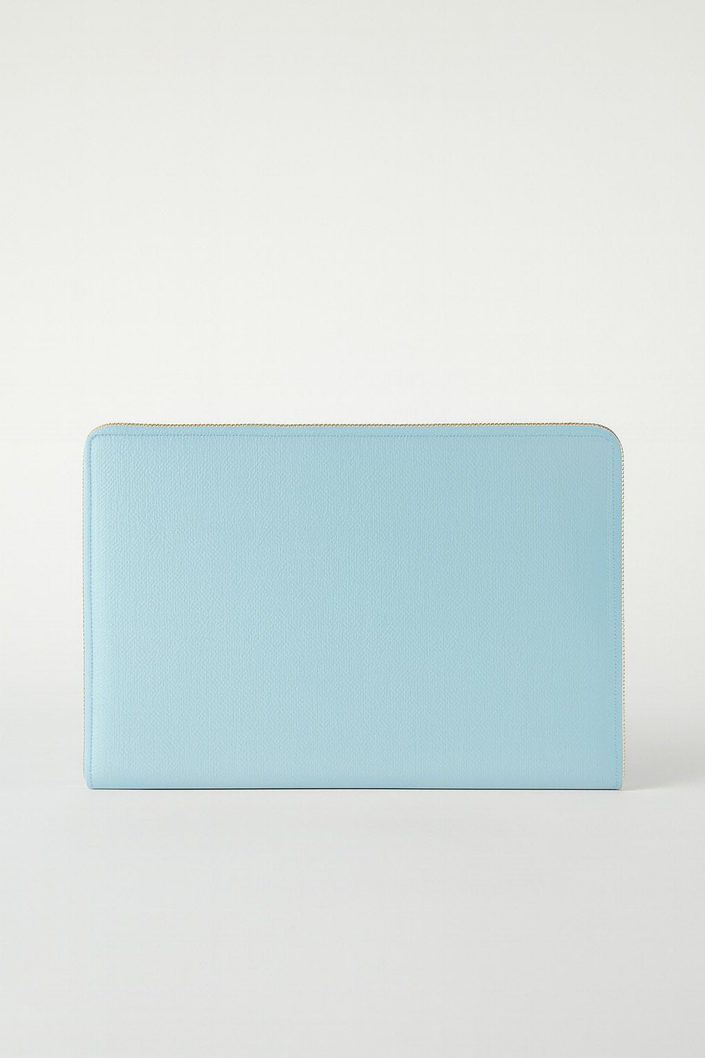 14" Padded Leather Laptop Case | Blue Gold