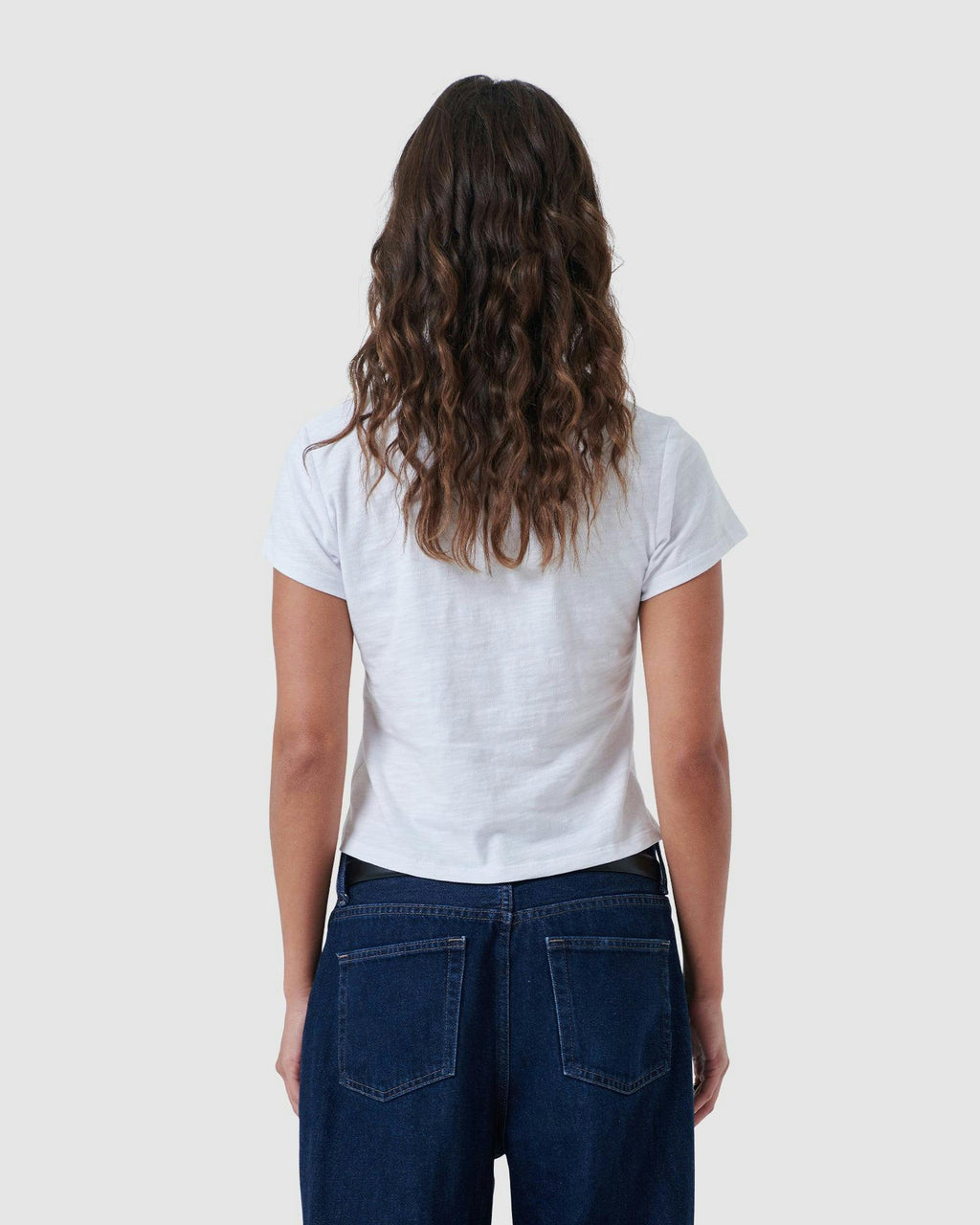 palazzo baby t-shirt white
