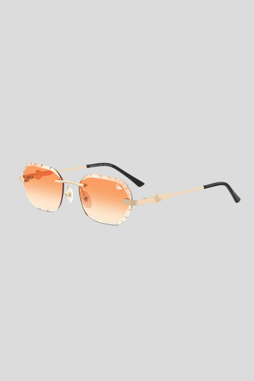 Diamond Cut Willow Tea | Gold