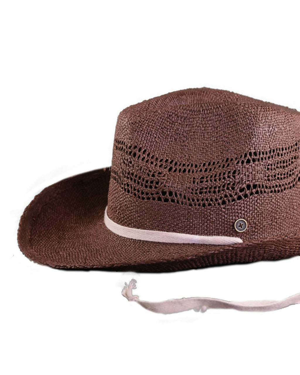 The Lover Straw Hat – Chocolate | Wide Brim Summer Hat