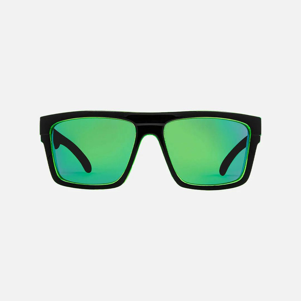 Volley - Polarized Iridium Gloss Black / Green Frame Sunglasses