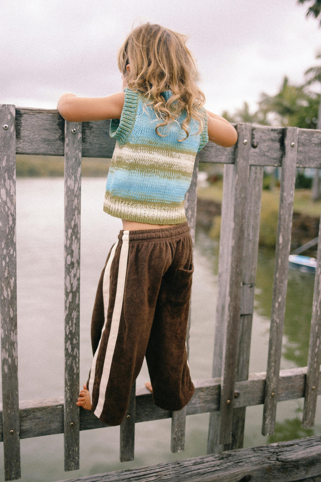 Mini Terry Pant Chocolate