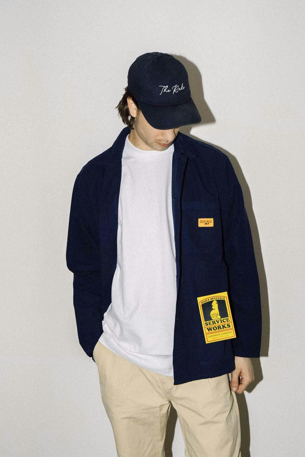 Service Works Canvas Chore Shirt in Dark Navy