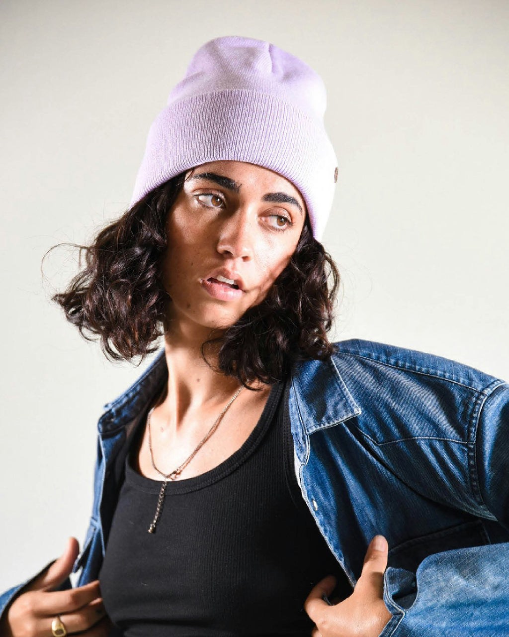 The Lucks  Beanie - Lilac