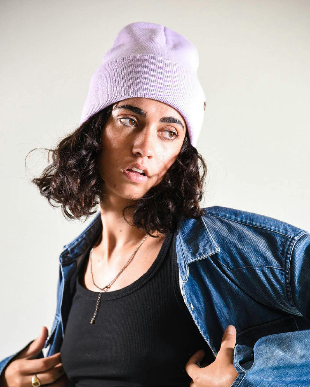 The Lucks  Beanie - Lilac