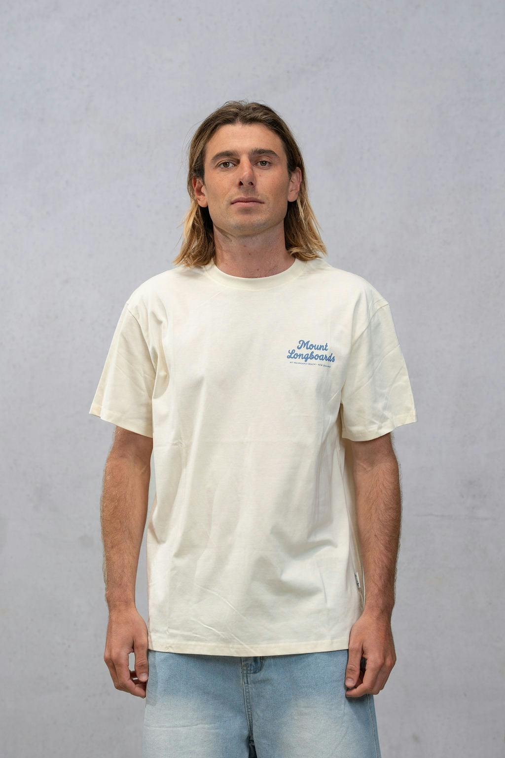 Longboards Store Tee - Natural