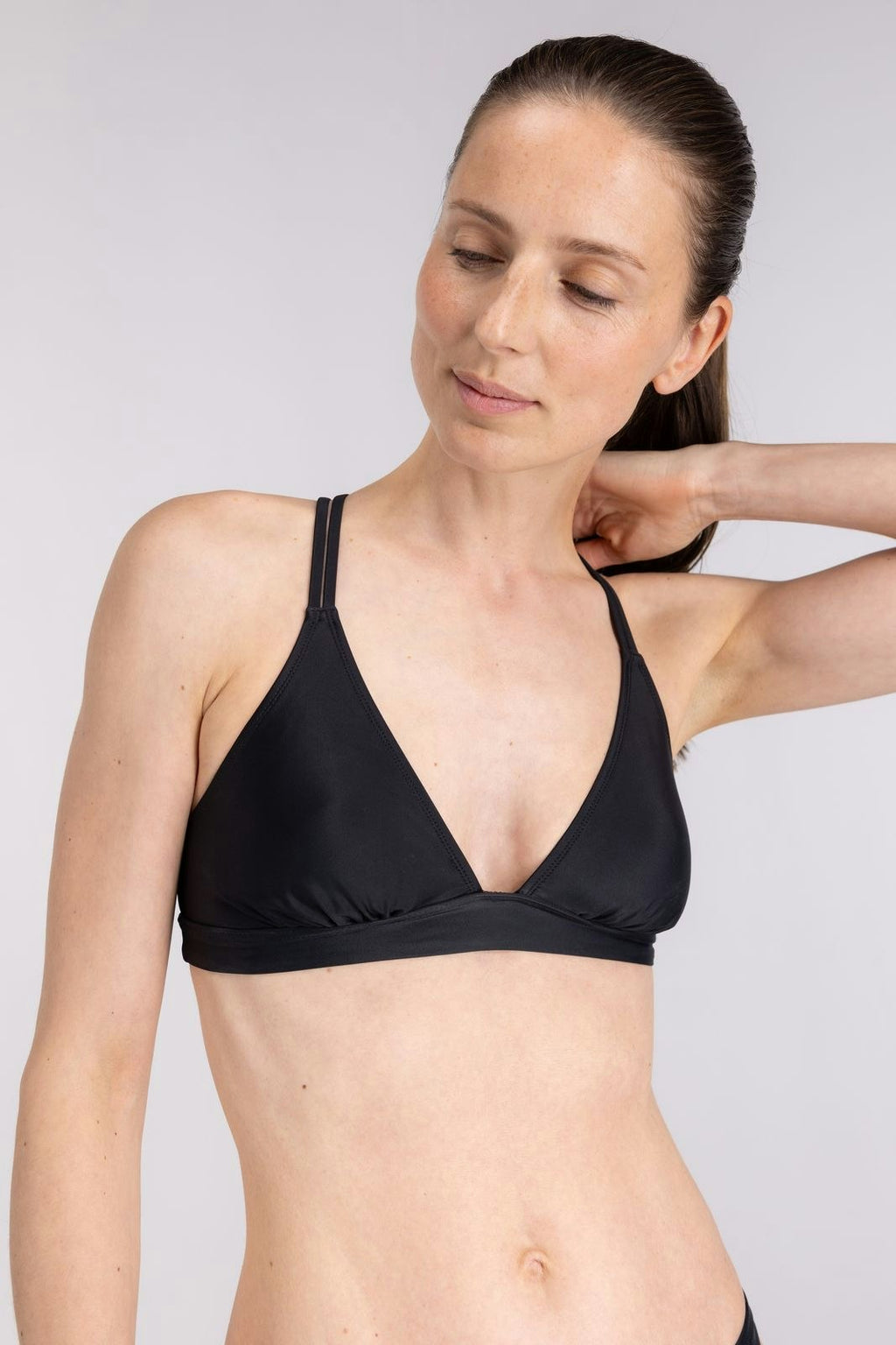 Bikini Top Cross ― Black