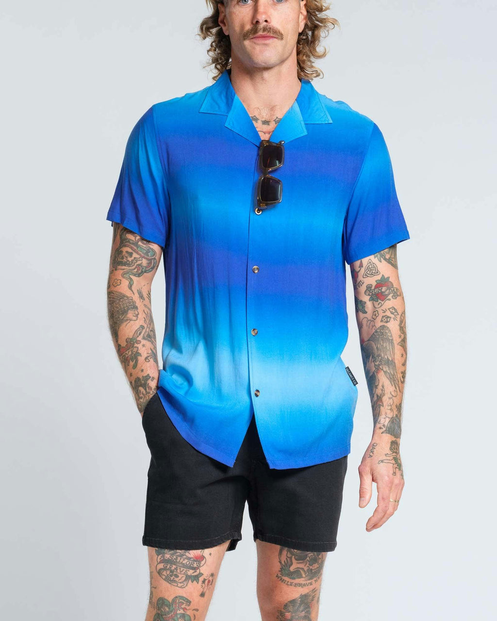 Ombre Rayon Shirt