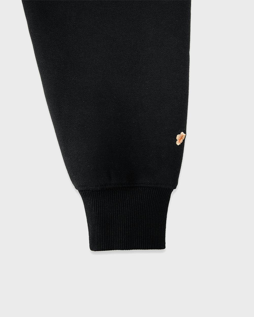 Black / Blue & Orange Blossom //// Hoodie